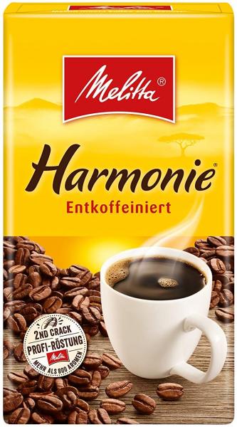 Melitta Harmonie Entkoffeiniert gemalen koffie (12 x 500 gr.)