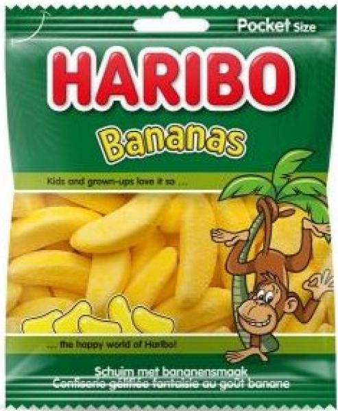 Haribo Bananas (28 x 70 Gr. Tüte NL)