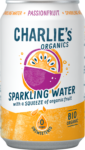 Charlie's Organic Sparkling Water Passionfruit (12 x 0,33 Liter cans NL) Kopen
