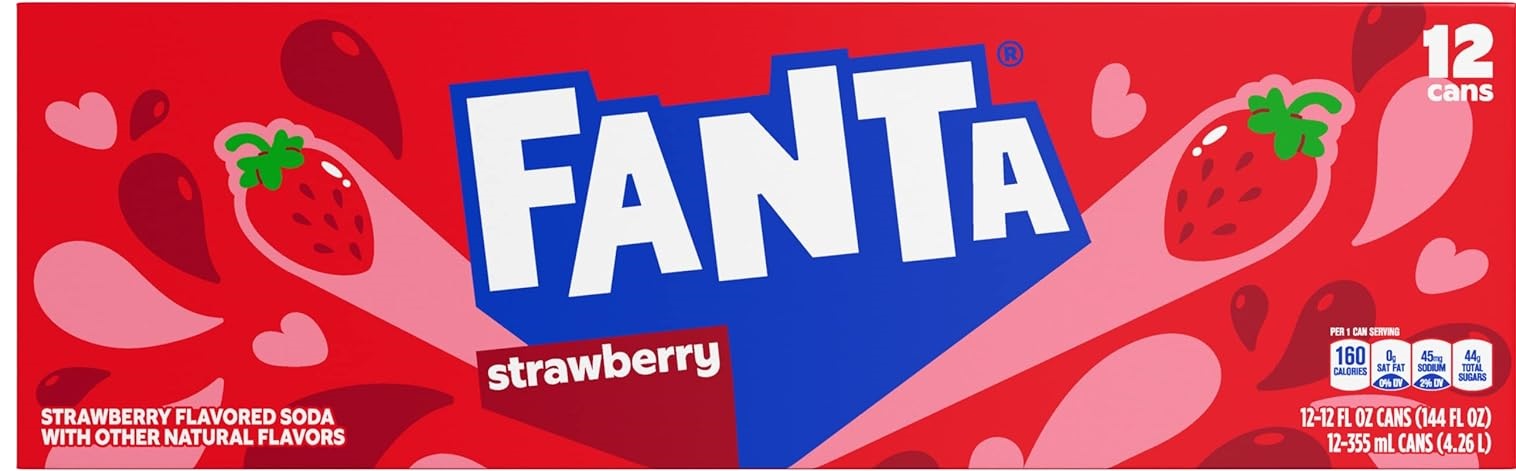 Fanta USA Strawberry (12 x 0,355 Liter cans)