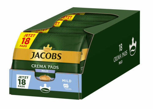 Jacobs Crema Mild UTZ (5 x 18 Pads)