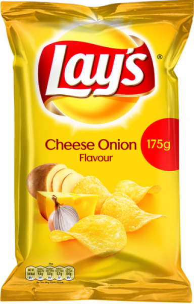 Lay's Cheese Onion Chips (8 x 175 gr.)