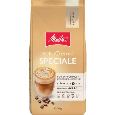 Melitta Bella Crema Speciale Coffee Beans (8 x 1 Kilo)