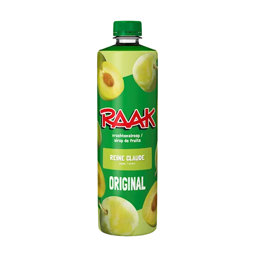 Raak Vruchtensiroop Reine Claude (6 x 0,75 Liter) Sirup Apfel-Pflaume