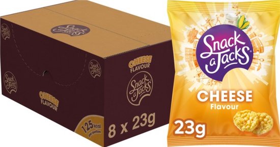 Snack a Jacks Cheese Flavour (8 x 23 gr.)