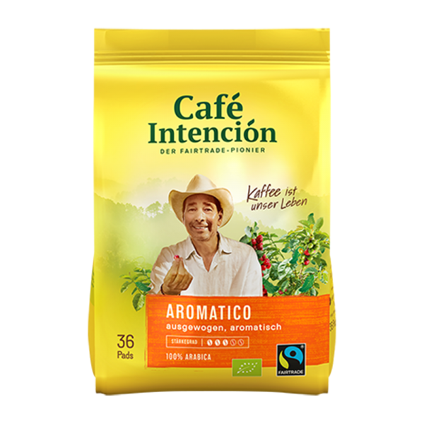 Café Intención Aromatico Kaffeepads (6 x 36 Pads)