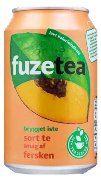 Fuze Tea Peach Black Tea (24 x 0,33 Liter blik DK)