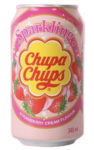 Chupa Chups Strawberry & Cream Flavour (24 x 0,345 Liter blik) Kopen