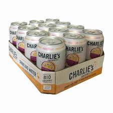 Charlie's Organic Sparkling Water Passionfruit (12 x 0,33 Liter Dosen NL)