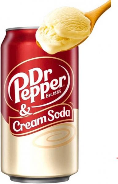 Dr. Pepper USA Cream Soda (12 x 0,355 Liter blik)