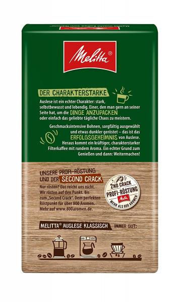 Melitta Auslese Klassisch gemahlen Kaffee (12 x 500 gr.)