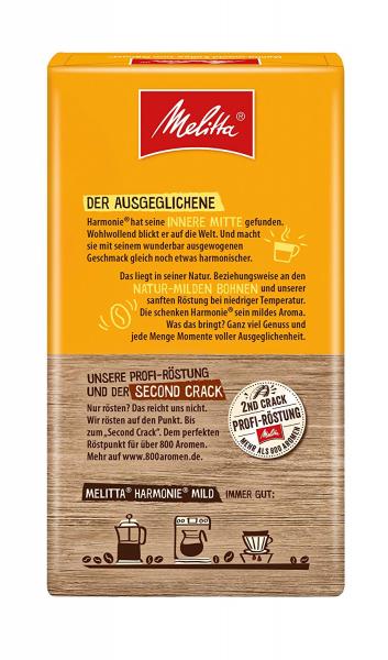Melitta Harmonie Mild Filter Coffee (12 x 500 gr.)