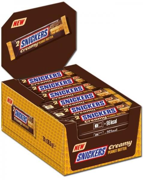 Snickers Creamy Peanut Butter (24 x 36,5 gr.)