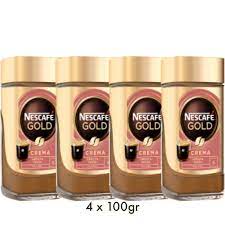 Nescafe Gold Crema Oploskoffie (4 x 100 gr.)