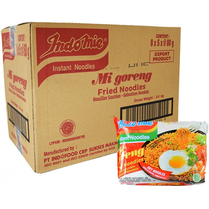 Indomie Mi Goreng Instant Nudeln (40 x 80 g.)