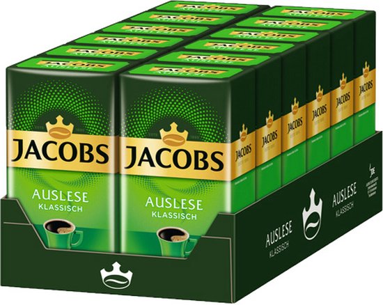 Jacobs Auslese Klassisch gemalen koffie (12 x 500 gr.)