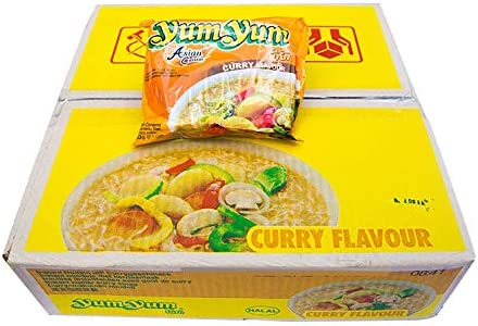 Yum Yum Curry Noodles (30 x 60 g.) Kerrie