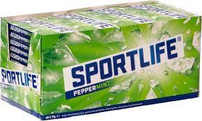 Sportlife Peppermint Chewing Gum (48 x 18g)