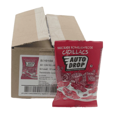 Autodrop Bosvruchtrode Cadillacs (16 x 85g)