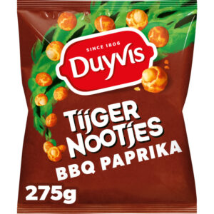 duijvis tijgernootjes bbq paprika