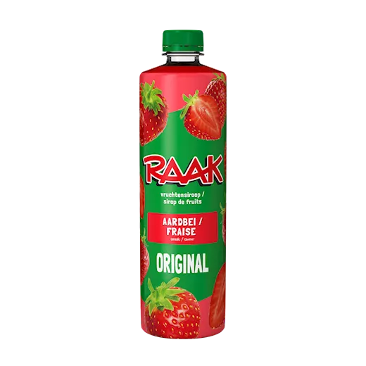 Raak Vruchtensiroop Aardbeien (6 x 0,75 Liter) Sirup Erdbeere