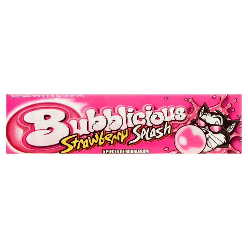 Bubblicious Strawberry Splash (18 x 38 Gr.)