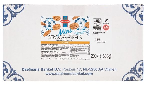 Daelmans Mini Stroopwafels (200 x 8g)