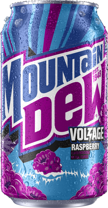 Mountain Dew USA Voltage Raspberry (12 x 0,355 Liter Blik)