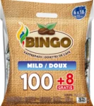 Bingo Mild Kaffeepads (7 x 108 Pads) Kopen