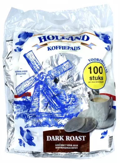 Holland Dark Roast Kaffeepads (8 x 100 Stück)