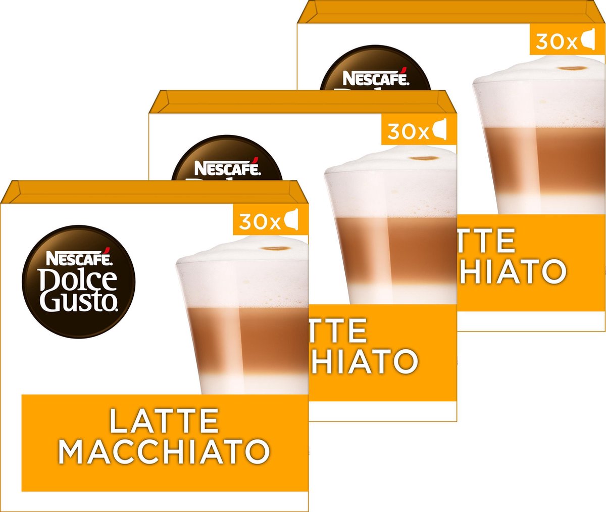 Nescafé Dolce Gusto Latte Macchiato XL - 90 cups for 45 cups of coffee