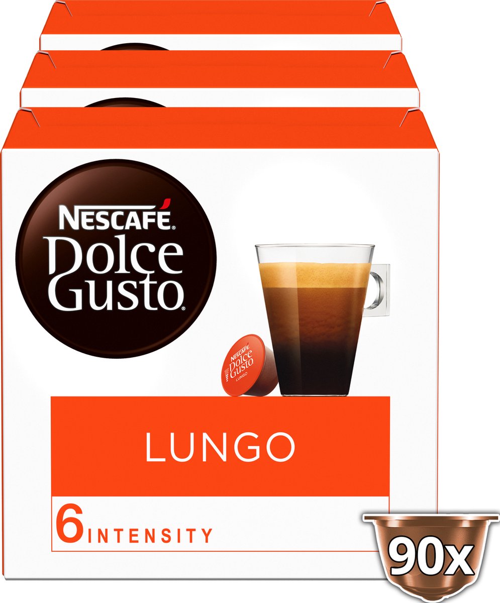 Nescafé Dolce Gusto Lungo XL - 90 Cups für 90 Tassen Kaffee