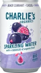 Charlie's Organic Sparkling Water Black Currant (12 x 0,33 Liter cans NL) Kopen