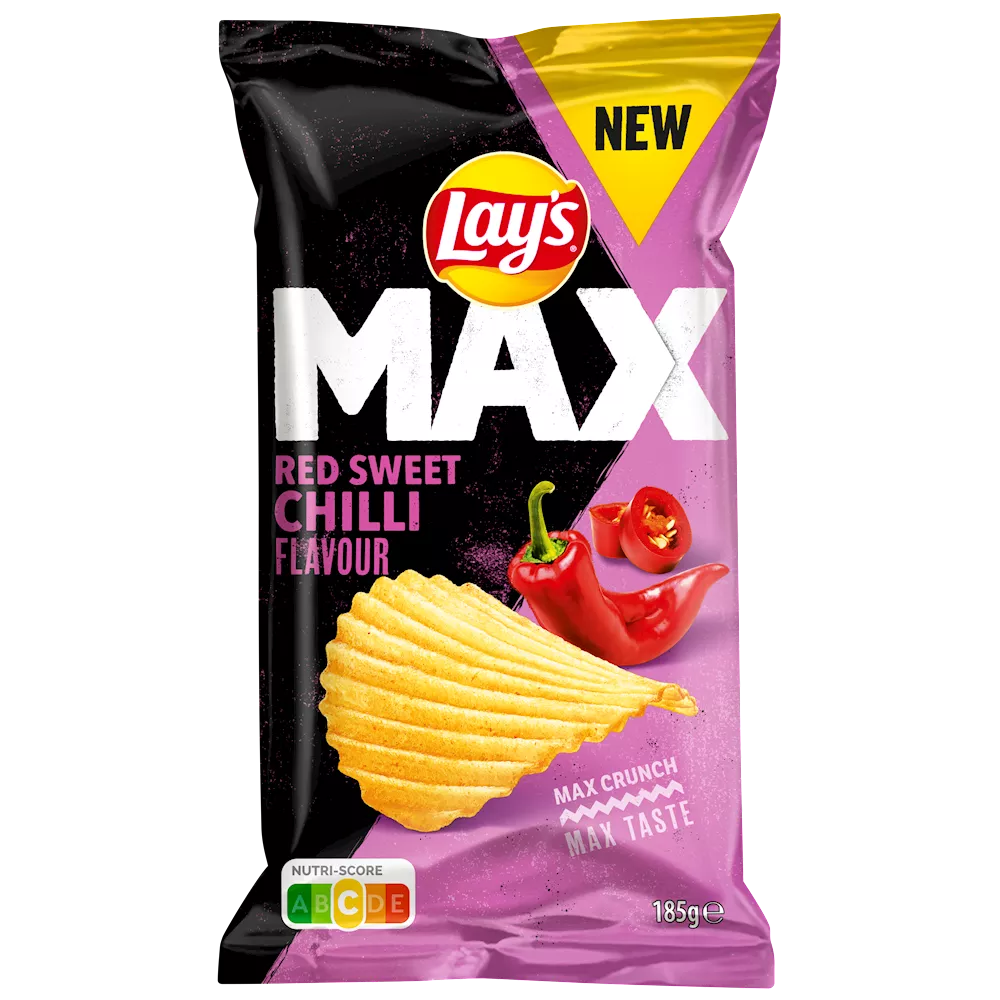 Lay's Max Red Sweet Chili Flavour (10 x 185 gr.)
