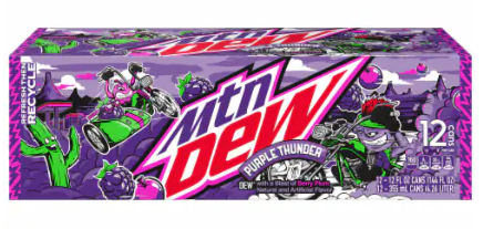 Mountain Dew USA Purple Thunder (12 x 0,355 Liter Blik)