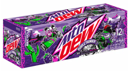 Mountain Dew USA Purple Thunder (12 x 0,355 Liter Blik)