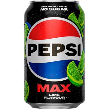 Pepsi Max Lime (24 x 0,33 Liter cans DK)