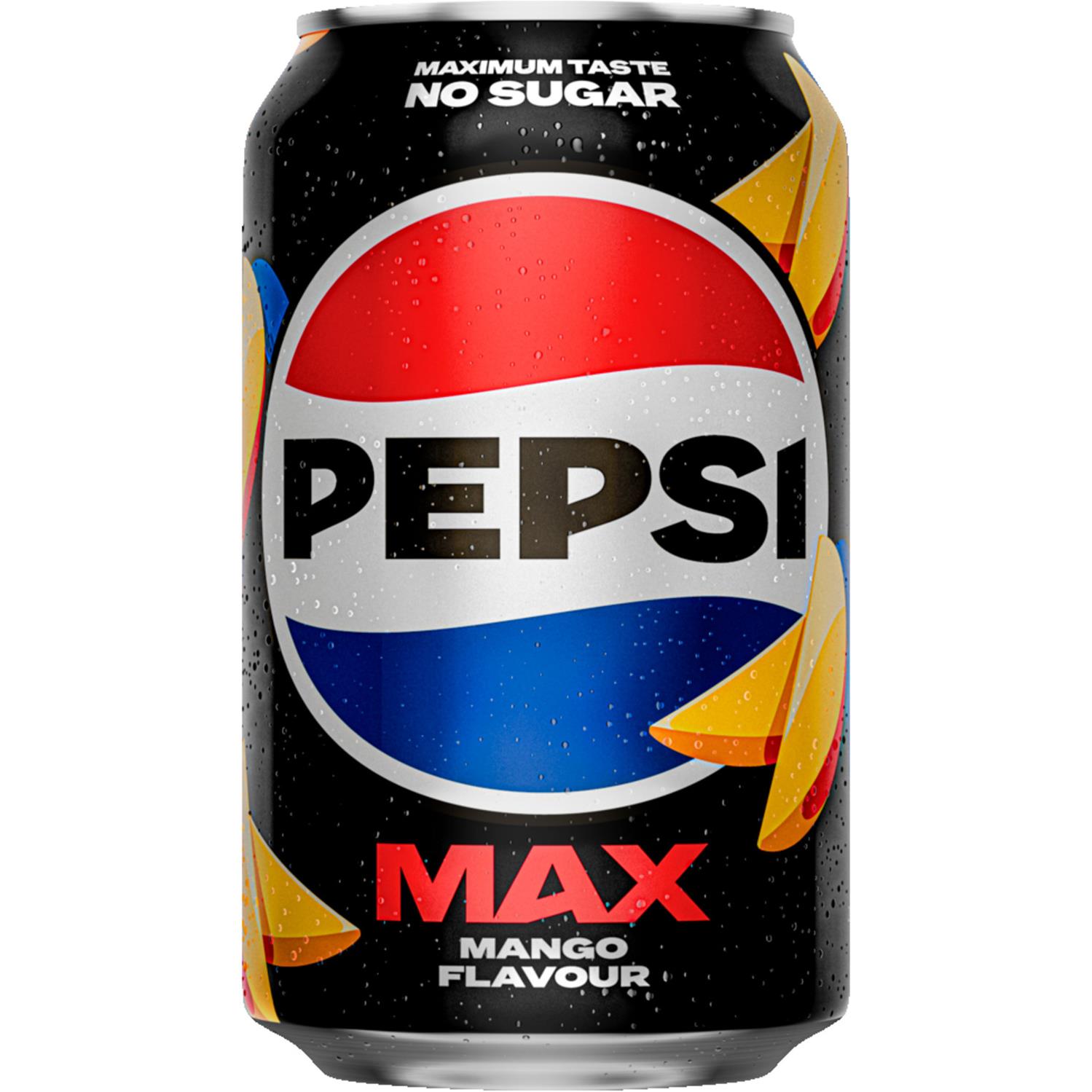 Pepsi Max Mango (24 x 0,33 Liter cans DK)