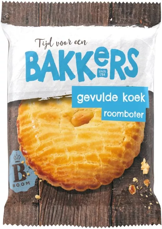 Boom Bakkers Gevulde Koek Roomboter (30 x 100 gr.)