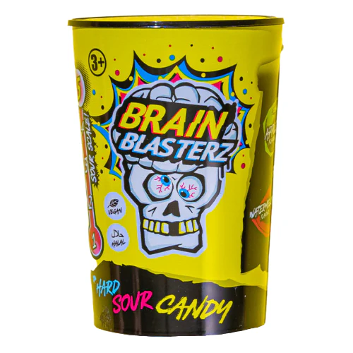 Brain Blasterz Hard Sour Candy Tub (12 x 48 Gr. UK)