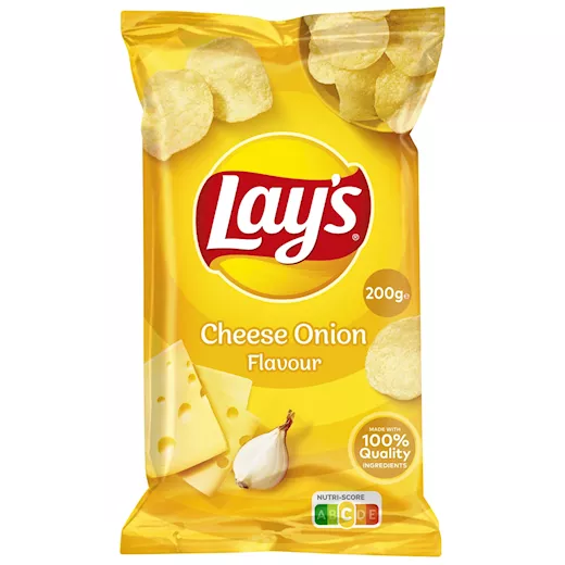 Lay's Cheese Onion Chips (18 x 200 gr.)
