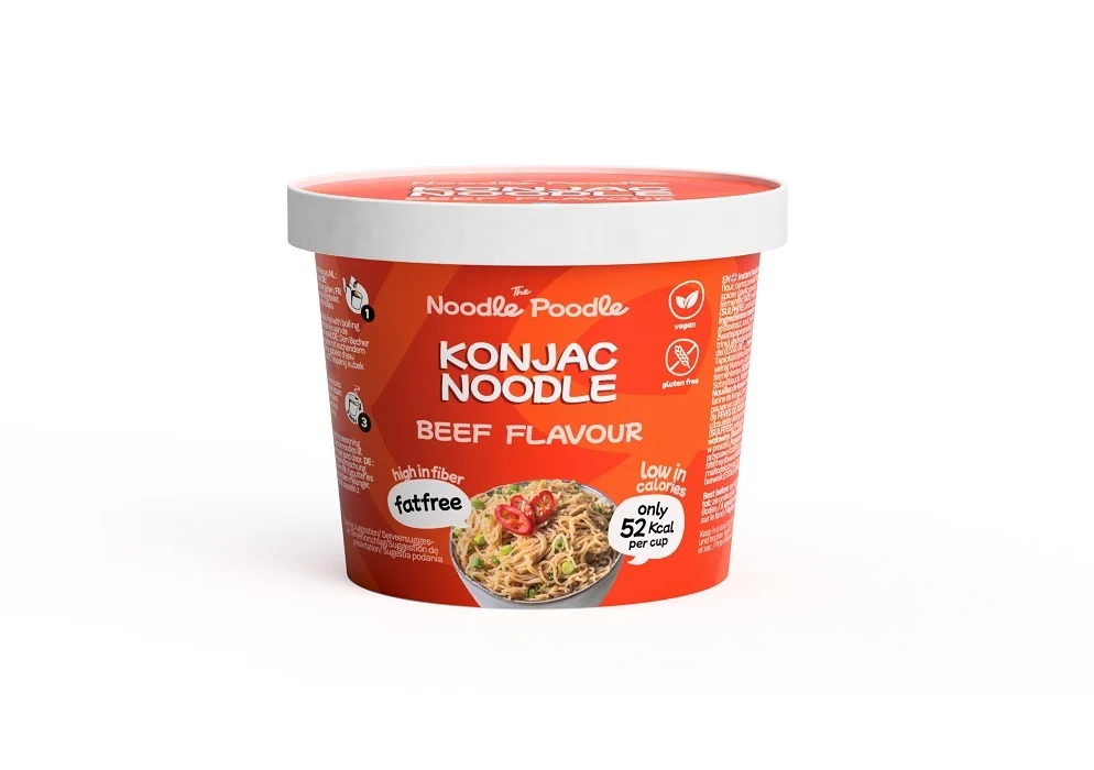 The Noodle Poodle Konjac Beef Cup (6 x 150g)