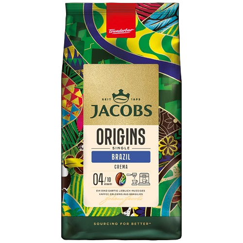 Jacobs Origins Brazil koffiebonen (4 x 1 Kilo)