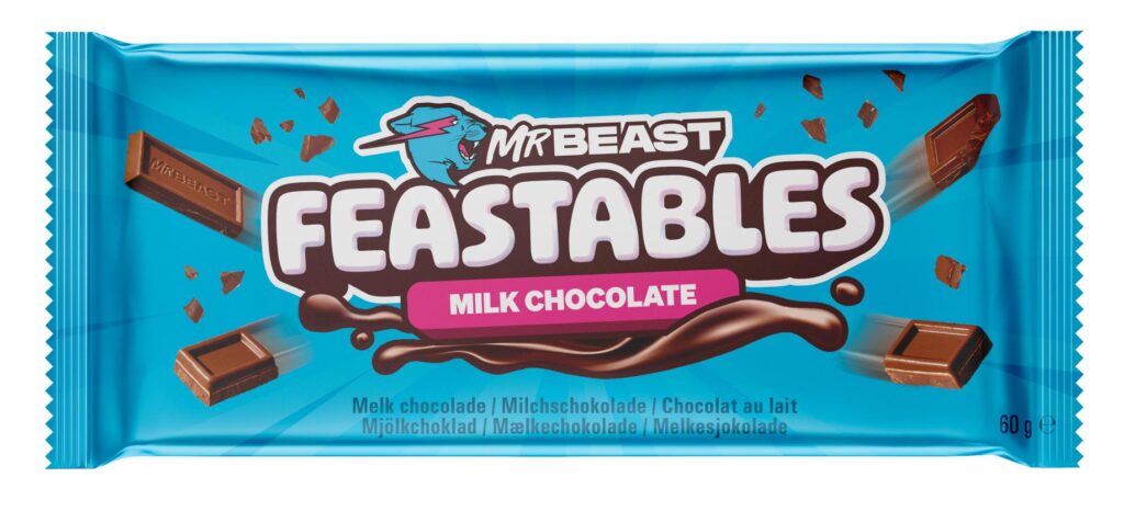 Mr. Beast Feastables Milk Chocolate (10 x 60g)