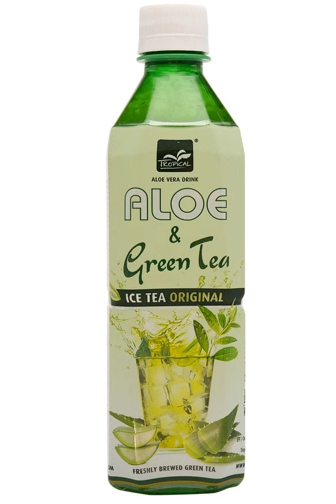 Tropical Aloe Vera Green Tea Original (20 x 0,5 Liter PET-bottles)