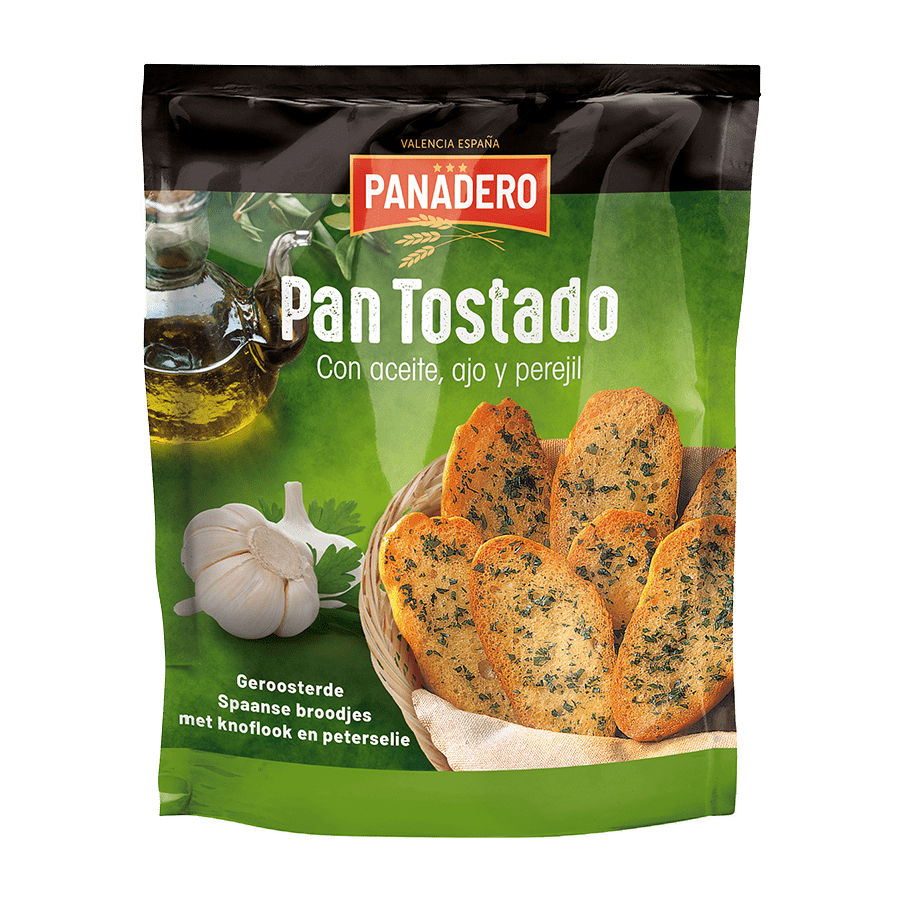 Panadero Pan Tostado Knoflook Peterselie (10 x 160g)