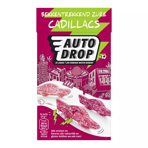 Autodrop Zoete & Zure Cadillacs (6 x 270g)