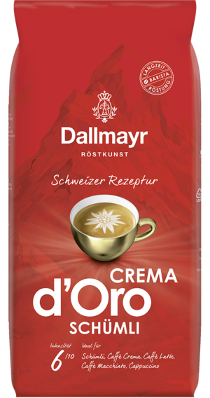 Dallmayr Crema d'Oro Schümli koffiebonen (4 x 1 Kilo)