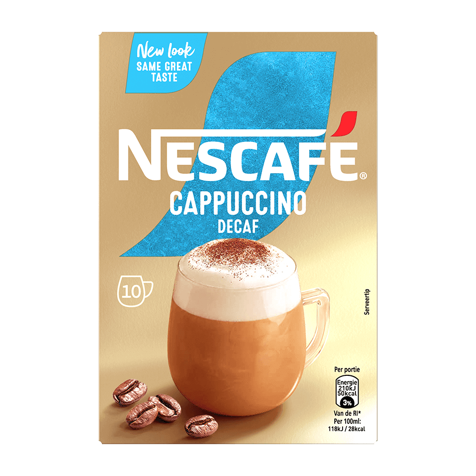 Nescafe Cappuccino Decaf (6 x 10 pieces)