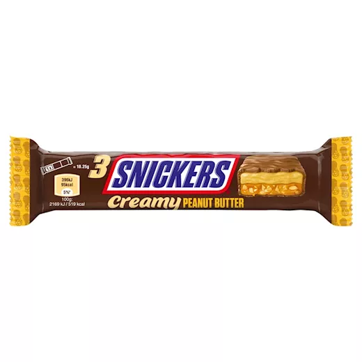 Snickers Creamy Peanut Butter Trio (32 x 54,75g)